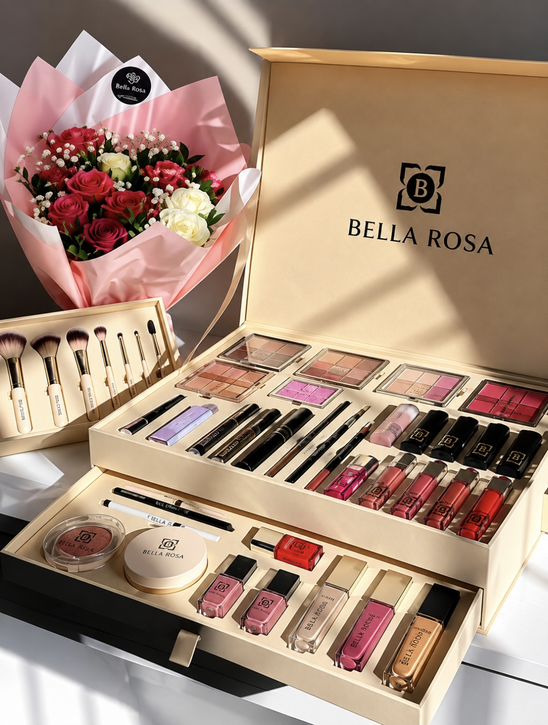 BELLA ROSA Coffret Maquillage Professionnel Complet - Kit Maquillage