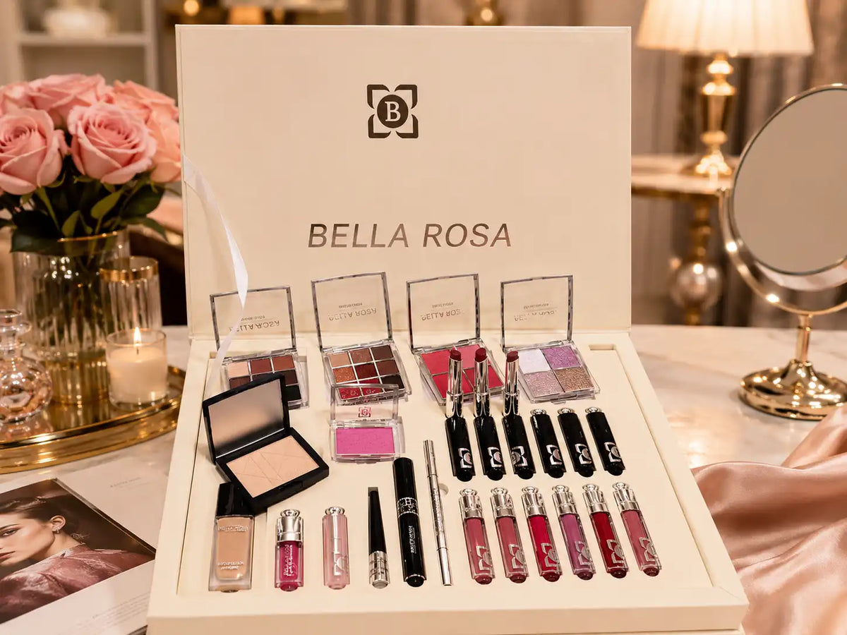 Coffret Maquillage Bella Rosa Premium