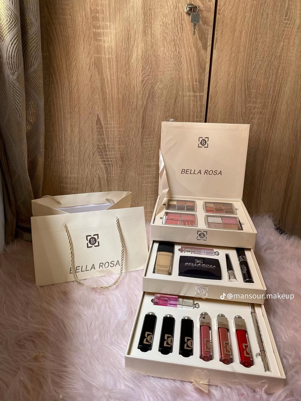 BELLA ROSA Coffret Maquillage Professionnel Complet