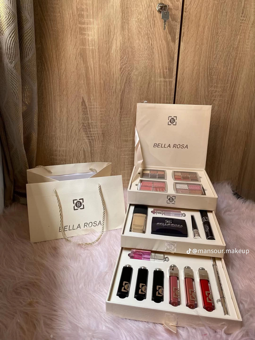 BELLA ROSA Coffret Maquillage Professionnel Complet