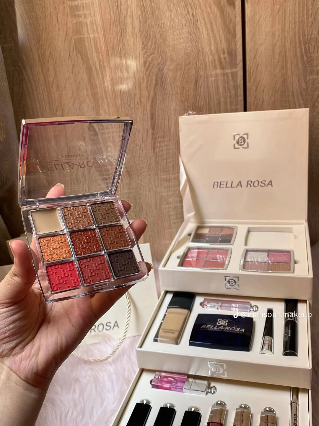 BELLA ROSA Coffret Maquillage Professionnel Complet
