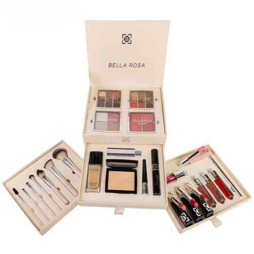 BELLA ROSA Coffret Maquillage Professionnel Complet